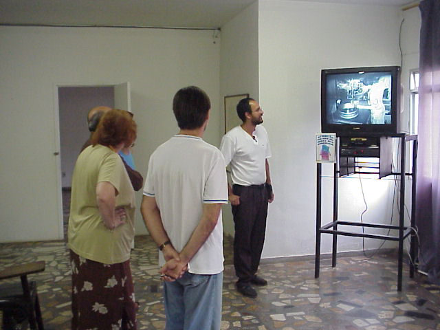 Tomada da sala de vdeo