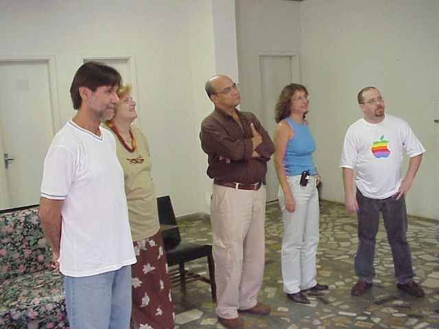 Fernando, Marcia, Raymundo, Ignes e Cesar